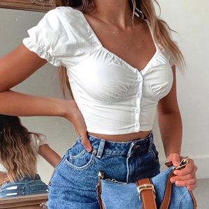 Princess Polly Abe Crop Top